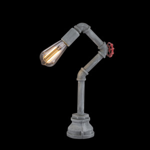 [Lichidare stoc]Lampa de birou Bayuda 43001T, cu intrerupator, 1xE27, gri, IP20, Globo [2]- savelectro.ro