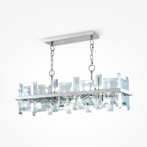 Lustra Cerezo MOD201PL-08N, 8xE14, crom+tranparenta, IP20, Maytoni [1]- savelectro.ro