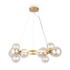Lustra Dallas MOD545PL-11G, 11xG9, aurie+transparenta, IP20, Maytoni [1]- savelectro.ro