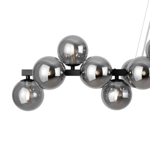 Lustra Dallas MOD547PL-25B, 25xG9, neagra+fumurie, IP20, Maytoni [2]- savelectro.ro