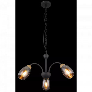 Lustra Gerly 60297-3H, 3xE14, fumurie+neagra+naturala, IP20, Globo Lighting [2]- savelectro.ro