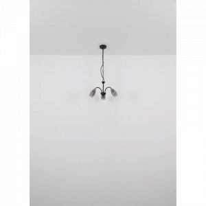 Lustra Gerly 60297-3H, 3xE14, fumurie+neagra+naturala, IP20, Globo Lighting [7]- savelectro.ro