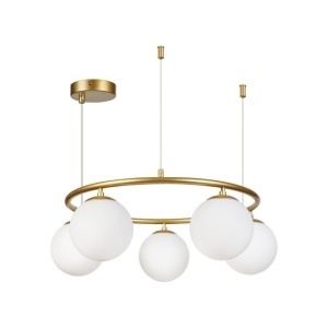 Lustre, Lustra interior Sefora, 5xE27, aurie, Klausen - savelectro.ro