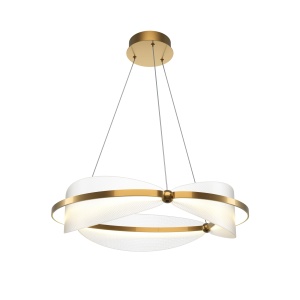 Lustra LED Breeze MOD281PL-L45BS3K, 45W, 2700lm, lumina calda, IP20, aurie+transparenta, Maytoni [1]- savelectro.ro