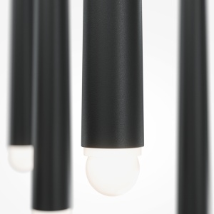 Lustra LED Cascade MOD132PL-L30BK, 31W, 2400lm, lumina calda+neutra, IP20, neagra mata, Maytoni [3]- savelectro.ro