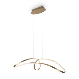 Lustra LED Curve MOD156PL-L52G4K, 42W, 2800lm, lumina neutra, IP20, aurie, Maytoni [2]- savelectro.ro