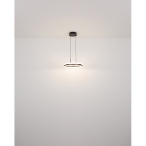 Lustra LED Della 60W, 2650 lm, lumina calda/neutra/rece, 101 cm, IP20, gri inchis, Globo Lighting [5]- savelectro.ro