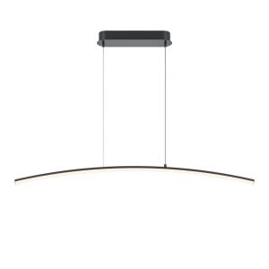 Corpuri de iluminat, Lustra LED Light Reflection MOD243PL-L18BK, 15W, 800lm, lumina calda, IP20, neagra, Maytoni - savelectro.ro