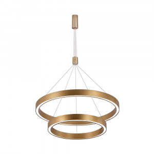 Corpuri de iluminat, Lustra LED Lina BR-BH16-09686, 65W, 6500lm, lumina calda+neutra+rece, IP20, aurie, Braytron - savelectro.ro