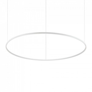 Lustre LED, Lustra LED Oracle 285078, rotunda, 87W, 6600lm, lumina neutra, IP20, alba, Ideal Lux - savelectro.ro