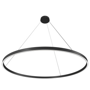 Lustra LED Rim MOD058PL-L65B3K, 81W, 4800lm, lumina calda, IP20, neagra, Maytoni [1]- savelectro.ro