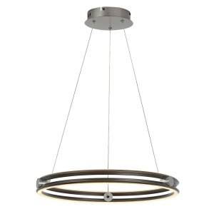 Lustre LED, Lustra LED Trixo, 60W, 4800 lm, lumina calda/neutra/rece, dimabila, telecomanda, gri+alba, Rabalux - savelectro.ro
