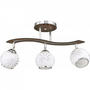 Candelabre, Lustra Youtan LY-3023 , 3xE27, alba+maro+crom, IP20, Klausen - savelectro.ro