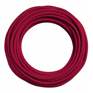 Pachet 3m Cablu textil 3x0.75, rosu [2]- savelectro.ro