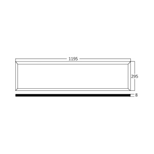Panou LED Slim Incastrat, 40W, 300x1200mm, Alb, 3 in 1, Braytron [5]- savelectro.ro