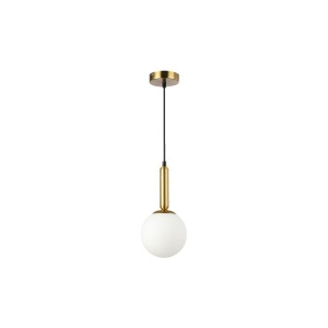 Pendule, Pendul Bali 1xE27, Ø15 cm, IP20, sticla, auriu, Masterled - savelectro.ro