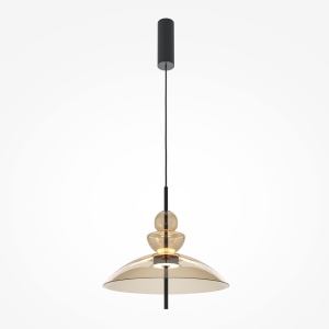 Pendule, Pendul Bangkok, 12W, lumina calda (3000 K), negru, Maytoni - savelectro.ro