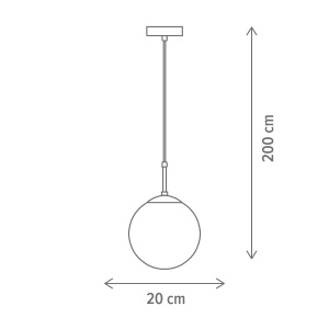 Pendul Cosmic SP1 W, E27, alb, Klausen [2]- savelectro.ro