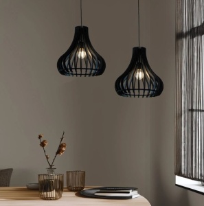 Pendul Ecolux, E27, IP20, Negru [3]- savelectro.ro