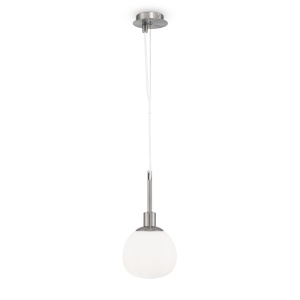 Corpuri de iluminat, Pendul Erich MOD221-PL-01-N, 1xE14, alb+nichel, IP20, Maytoni - savelectro.ro
