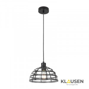 Pendule, Pendul Just KL111058, 1xE27, negru antracit, IP20, Klausen - savelectro.ro