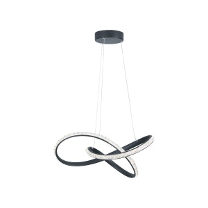 Corpuri de iluminat, Pendul LED Glazed B SP1, 40W, lumina neutra(4000 K), negru, Klausen - savelectro.ro