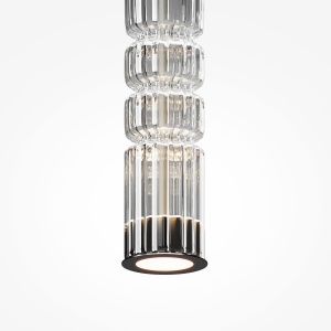 Pendul LED Ordo MOD272PL-L12CH3K, 8W, 920lm, lumina calda, IP20, crom+transparent, Maytoni [2]- savelectro.ro