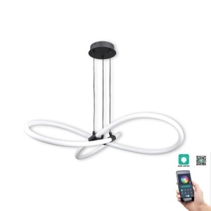 Pendul LED Smart Fiora, 49W, lumina calda/neutra/rece, alb, Klausen [1]- savelectro.ro