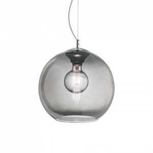 Pendul Nemo 094229, 1xE27, fumuriu, IP20, Ideal Lux