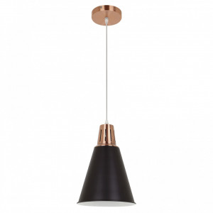 Pendul Shade KL6236, 1xE27, negru+cupru, IP20, Klausen [1]- savelectro.ro