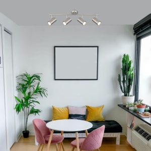 Plafoniera Allvi 4xGU10, orientabila, IP20, nichel mat, Globo Lighting [6]- savelectro.ro