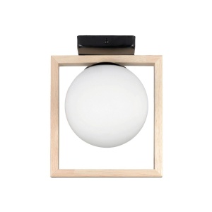 Corpuri de iluminat, Plafoniera Artful PL1, E27, alba, Klausen - savelectro.ro