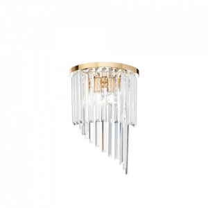 Corpuri de iluminat, Plafoniera Carlton 213491, 3xE14, bronz+transparenta, IP20, Ideal Lux - savelectro.ro