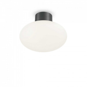 Corpuri de iluminat, Plafoniera Clio 148861, 1xE27, alba+antracit, IP20, Ideal Lux - savelectro.ro