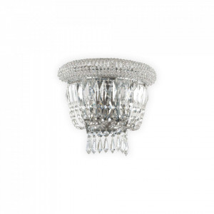 Plafoniera Dubai 207155, 2xE14, crom+transparenta, IP20, Ideal Lux [1]- savelectro.ro