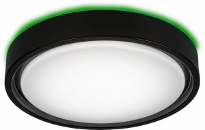 Plafoniera Foster LED, metal, negru, alb, cu telecomanda, senzor de miscare, 1300 lm, temperatura de culoare ajustabila (2700-5000K), 3283, Rabalux [6]- savelectro.ro