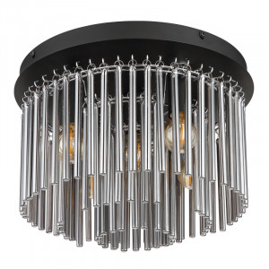 Plafoniera Gorley 15698D, 5xE14, fumurie+neagra, IP20, Globo Lighting [3]- savelectro.ro