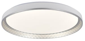 Plafoniere LED, Plafoniera LED 36W, 3240 lm, lumina calda/neutra/rece, IP20, telecomanda, dimabila, argintie, Optonica - savelectro.ro