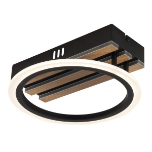 Plafoniera LED Blevins 10W, 580 lm, lumina calda/neutra/rece, IP20, imitatie lemn, Globo Lighting [4]- savelectro.ro