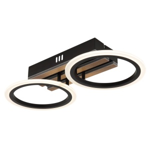 Plafoniera LED Blevins 15W, 880 lm, lumina calda/neutra/rece, IP20, imitatie lemn, Globo Lighting [4]- savelectro.ro