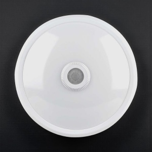 Plafoniera LED cu senzor de miscare PIR CREE VT-13, 12W, 4000K, 1000 lm, IP20, alba, V-TAC [4]- savelectro.ro