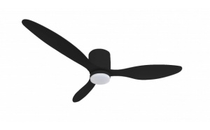 Plafoniere LED, Plafoniera LED cu ventilator, Optonica, 18W, lumina calda/neutra/rece, negru, telecomanda - savelectro.ro