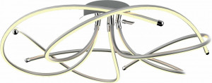 Corpuri de iluminat, Plafoniera LED Curiosity KL6701, 60W, 3000lm, lumina calda(3000K), IP20, crom, Klausen - savelectro.ro