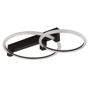 Plafoniera LED Fletcher 24W, lumina calda (3000 K), 2100 lm, IP20, neagra mat, Globo Lighting [11]- savelectro.ro