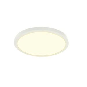 Plafoniere LED, Plafoniera LED Flux, 24W, 1810 lm, lumina calda/neutra/rece, senzor de miscare, IP44, alba, Klausen - savelectro.ro
