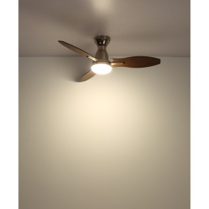 Plafoniera LED Gale, cu ventilator, 22W, 1897 lm, lumina calda/neutra/rece, nichel mat, IP20, Globo Lighting [9]- savelectro.ro