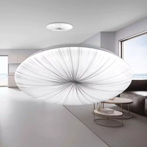 Plafoniera LED Jade BR-BH16-21180, rotunda, 34W, 3550lm, lumina calda+neutra+rece, IP20, alba, Braytron [3]- savelectro.ro