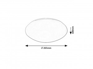 Plafoniera LED Lucas 71132, cu senzor de miscare, 12W, 830lm, lumina neutra, IP44, alba, Rabalux [2]- savelectro.ro