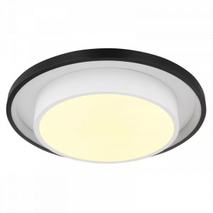 Plafoniera LED Morgan 41390-21, cu telecomanda, RGB, 21W, 900lm, lumina calda+neutra+rece, IP20, alba+neagra, Globo Lighting [3]- savelectro.ro