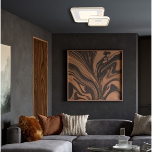 Plafoniera LED Mosaiko 48W, lumina calda/neutra/rece, 3100 lm, telecomanda, IP20, dimabila, alba mat, Globo Lighting [5]- savelectro.ro